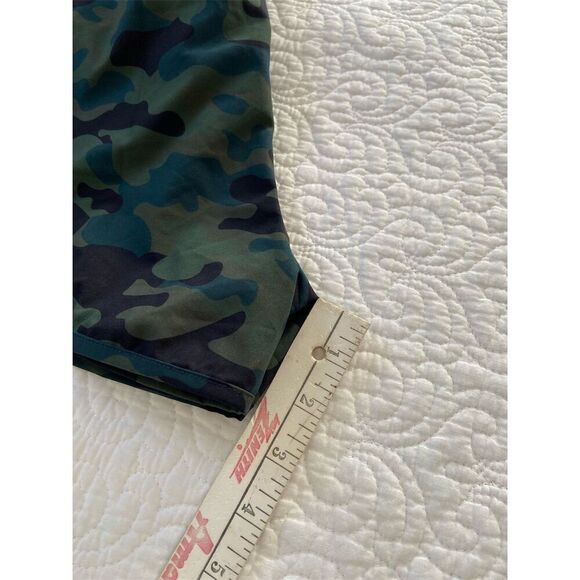 9 to 5 Fit Short Memory Camo Olive Hooded Romper Long Sleeve Size S Activewear​ - Picture 13 of 14